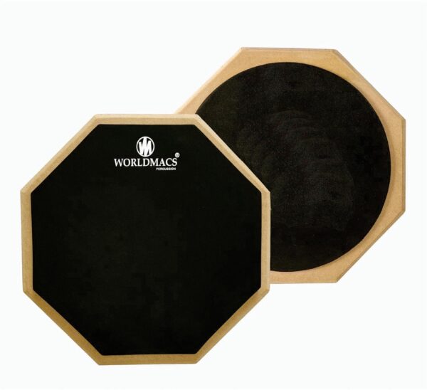 Worldmacs 12 Inches 2 surface drum practice pad