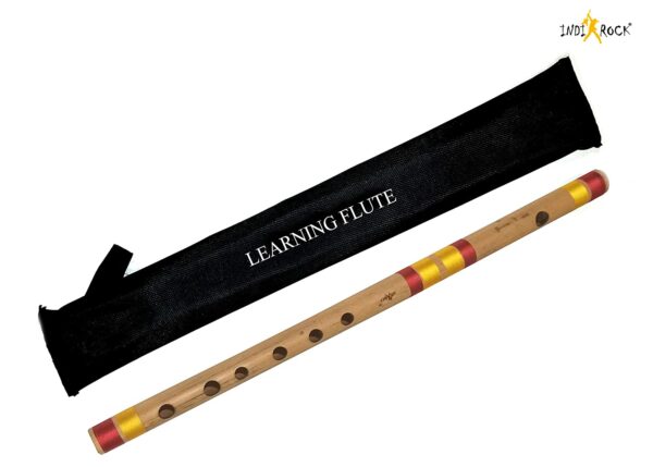 Worldmacs D scale 17 inches natural medium bamboo flute with carry cover