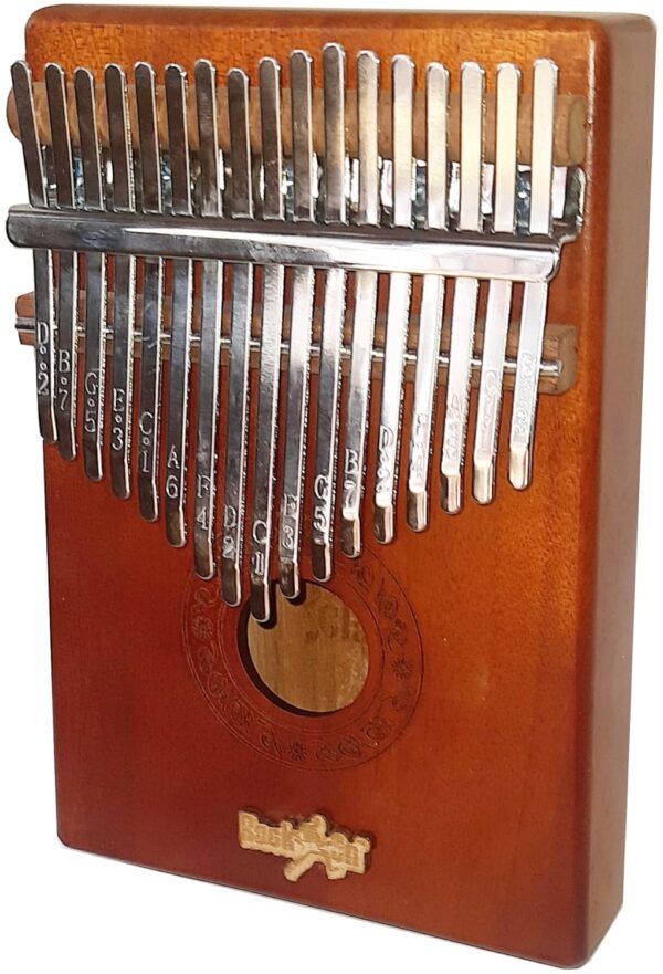 Worldmacs Thumb Piano 17 Keys Musical Instrument Kalimba with Engraved Notes and Tuning Hammer