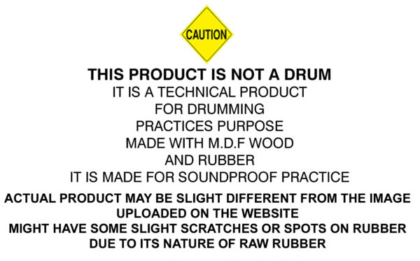 WORLDMACS 12 INCHES WE-77 ELECTRONIC DRUM PRACTICE PAD - Image 2