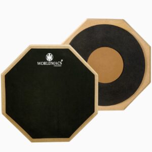 WORLDMACS 12 INCHES ADVANCE 3 SURFACE DRUM PRACTICE PAD ONLY